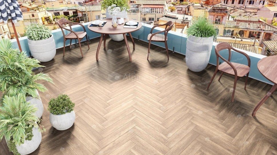 Виниловая плитка "Alpine Floor" Parquet LVT Макадамия (590*118*2,5 мм) — купить в Юрге