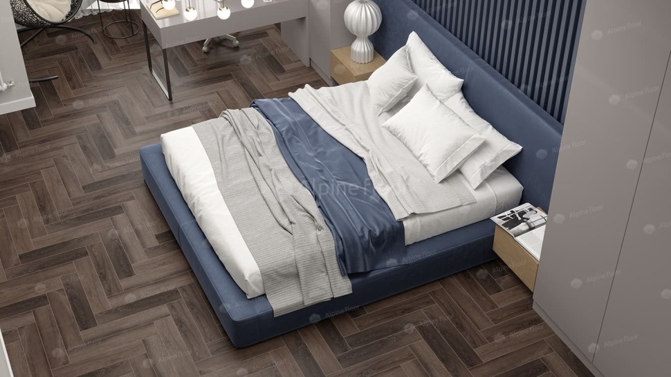 Виниловая плитка "Alpine Floor" Parquet LVT Фафнир (590*118*2,5 мм) — купить в Юрге