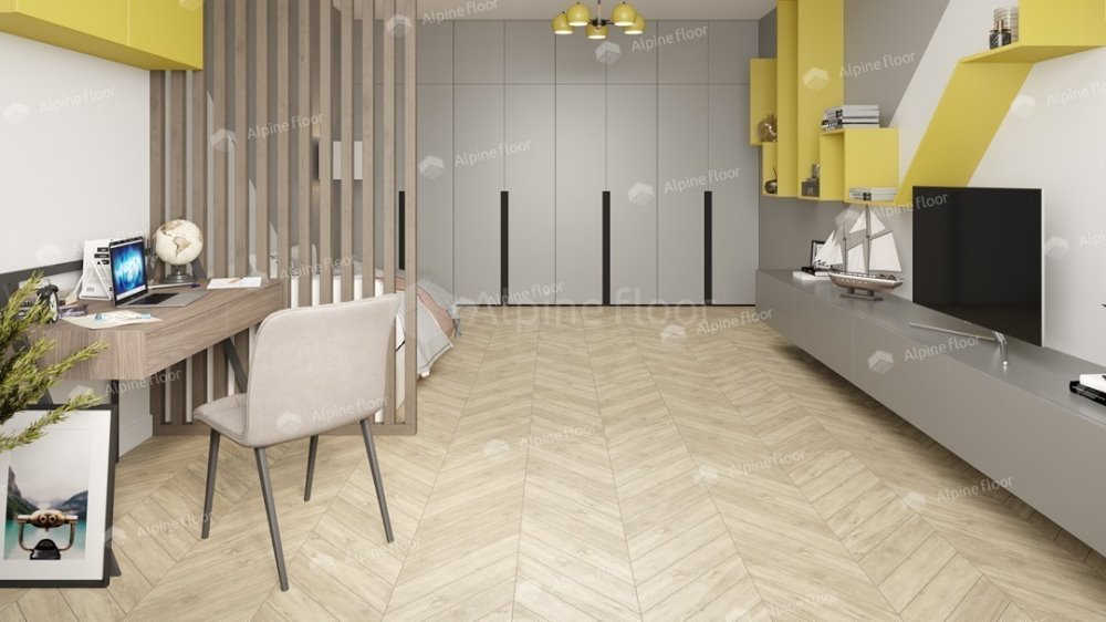LVT плитка "Alpine Floor" Сонома (555*127*2,5 мм) — купить в Юрге