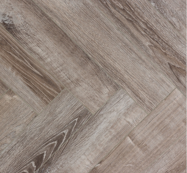 Виниловый ламинат SPC "Cronafloor" Herringbone Дуб Тулон (640*128*4,5 мм) — купить в Юрге