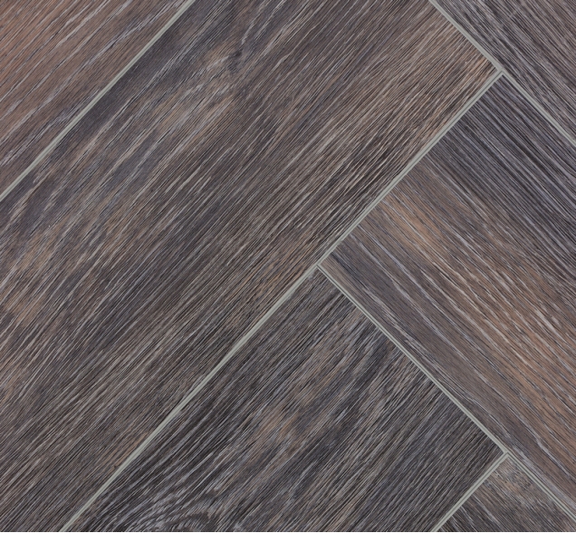 Виниловый ламинат SPC "Cronafloor" Herringbone Дуб Бордо (640*128*4,5 мм) — купить в Юрге