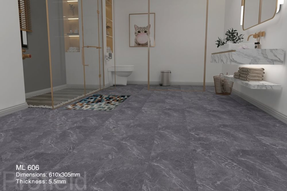 SPC ламинат "Profield" Грей марбл (305*610*5,5 мм) — купить в Юрге