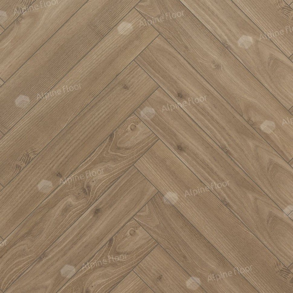 Ламинат "Alpine Floor" Herringbone 12 Дуб Калабрия (600*100*12 мм) — купить в Юрге