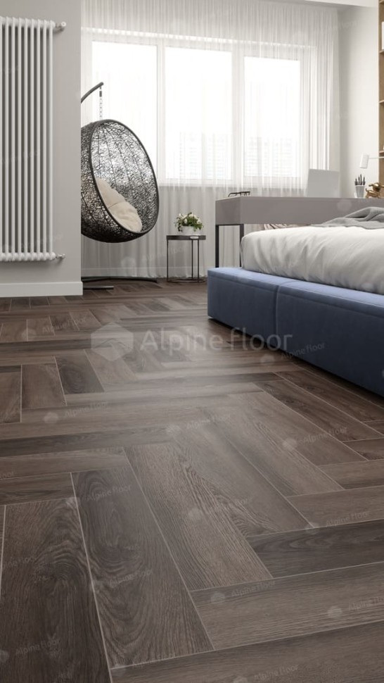 Виниловая плитка "Alpine Floor" Parquet LVT Фафнир (590*118*2,5 мм) — купить в Юрге