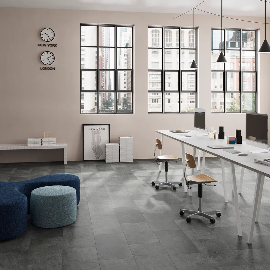 SPC ламинат "Invictus" Groovy Granite Steel (603*298*6мм) — купить в Юрге