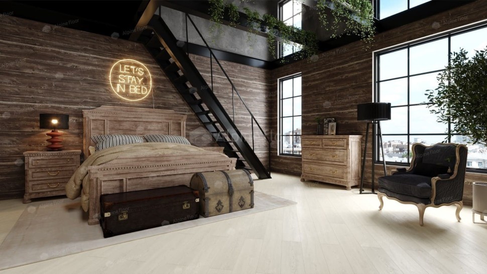 Виниловый ламинат "Alpine Floor" Classic Light MC Дуб Арктик (1220*183*3,5 мм) — купить в Юрге