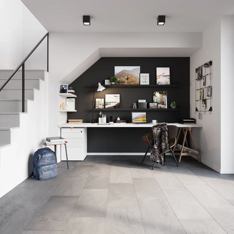 SPC ламинат "Invictus" Groovy Granite Steel (603*298*6мм) — купить в Юрге