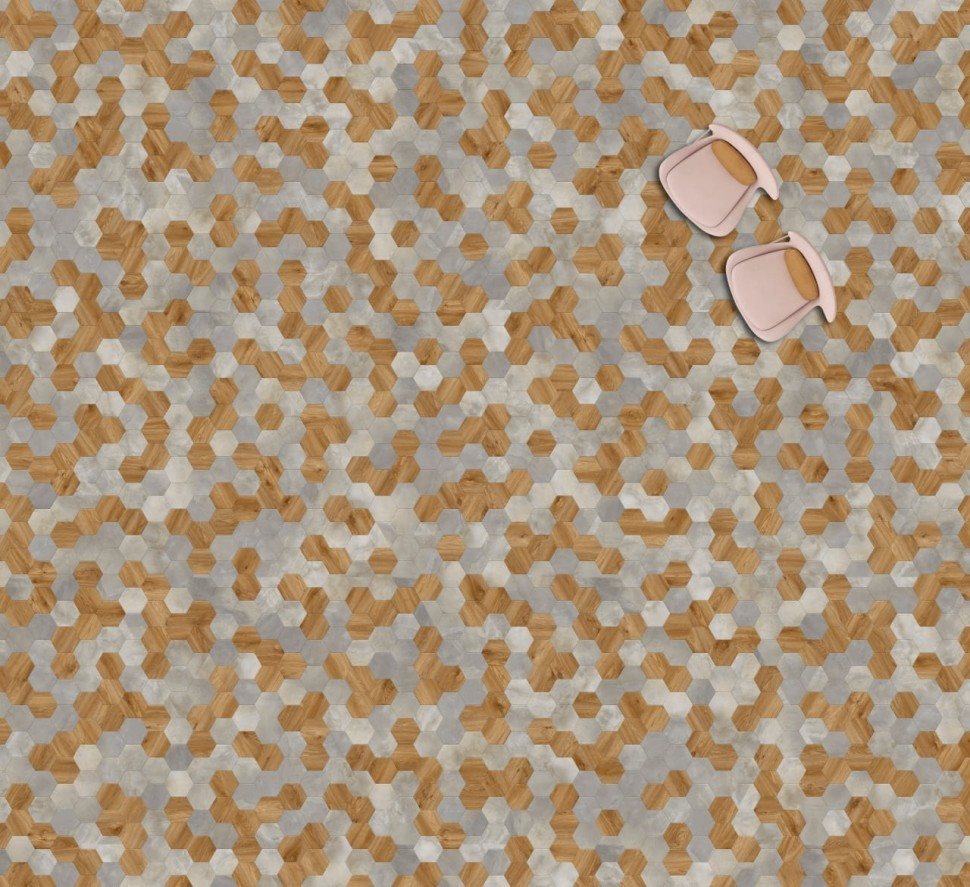 Виниловая плитка "Moduleo" Moods Hexagon 334 (226,32*196*2,5 мм) — купить в Юрге