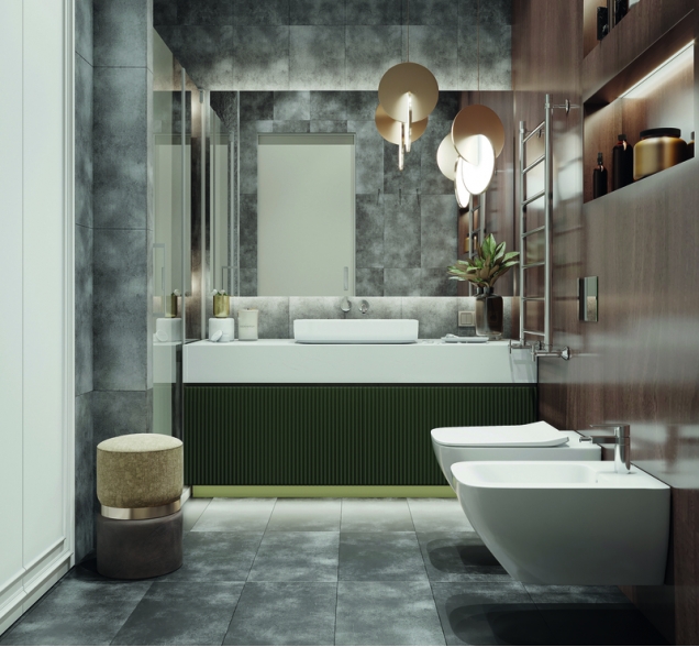 SPC ламинат "CronaFloor" Stone 4V Торнадо Серый (600*300*4 мм) — купить в Юрге