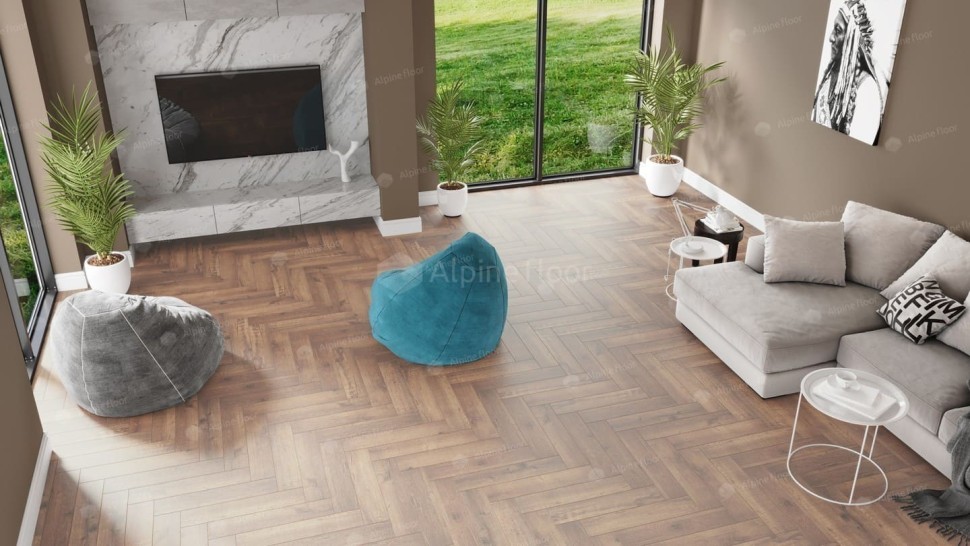 Виниловая плитка "Alpine Floor" Parquet LVT Дуб Royal (590*118*2,5 мм) — купить в Юрге