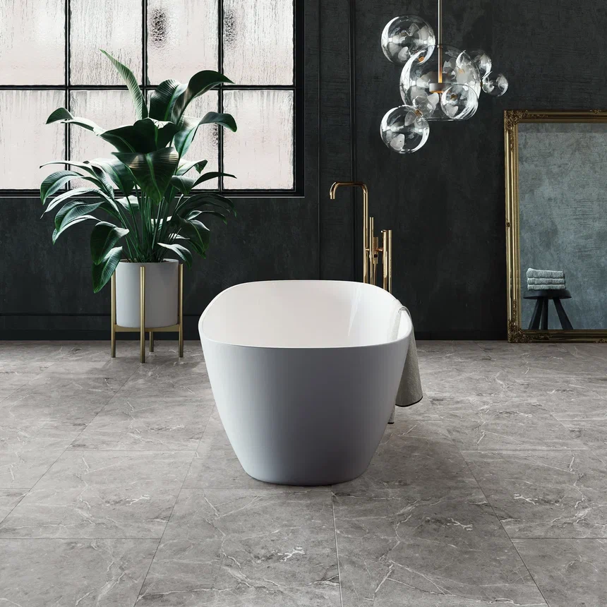 Кварцвиниловая плитка "Invictus" Hudson Stone Silver (914*457*2,5мм) — купить в Юрге