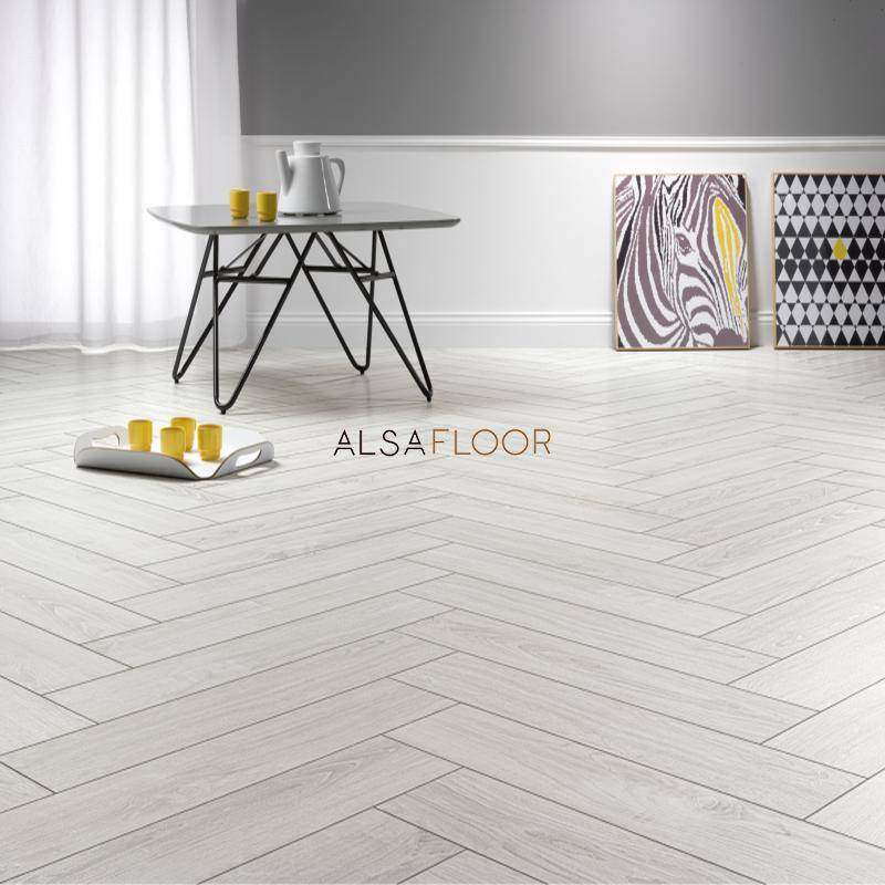 Ламинат "Alsafloor" Herringbone Дуб Полярный (640*143*12 мм) — купить в Юрге