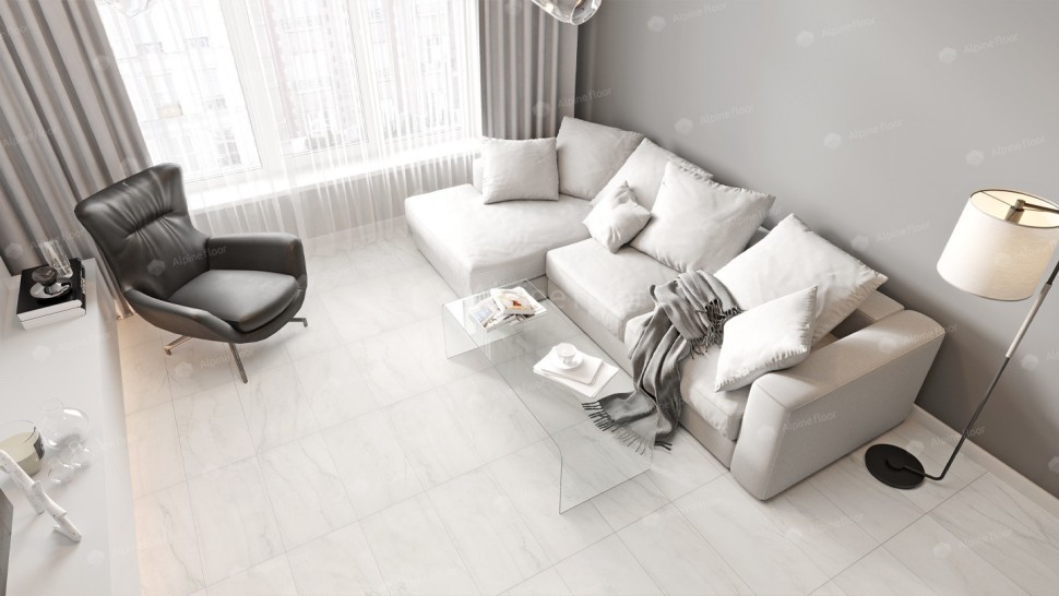 Виниловая плитка "Alpine Floor" Light Stone Брайс (608*303*2,5 мм) — купить в Юрге