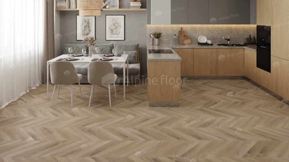 LVT плитка "Alpine Floor" Дуб Синистра (555*127*2,5 мм) — купить в Юрге