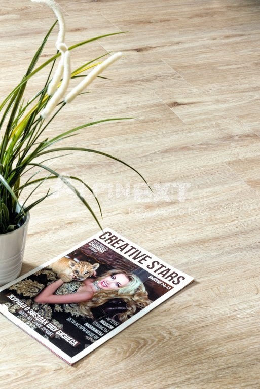 Замковая ПВХ плитка "Alpine Floor" Дуб Ваниль  (1220*183*4мм) — купить в Юрге