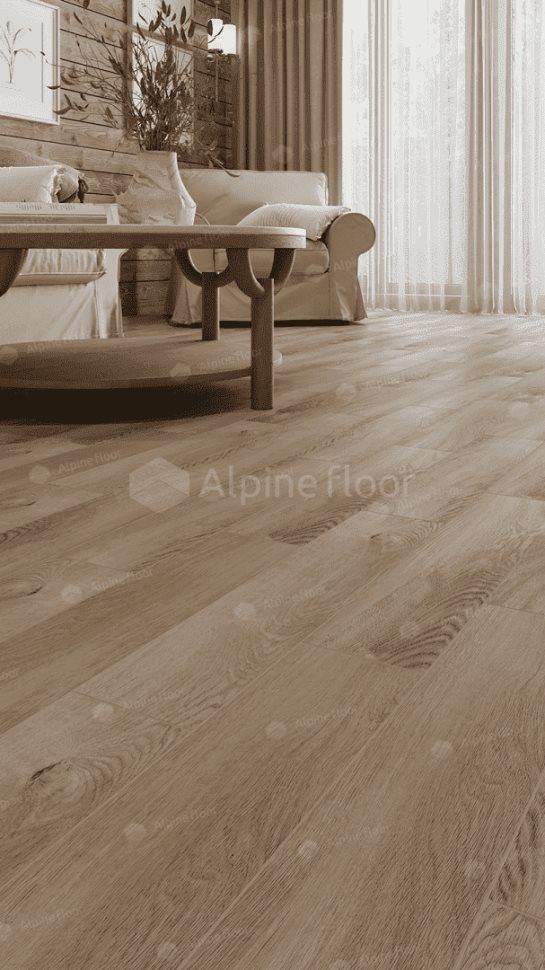 Виниловый ламинат "Alpine Floor" Parquet Light Дуб Синистра (600*125*4 мм) — купить в Юрге