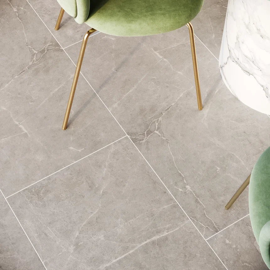 Кварцвиниловая плитка "Invictus" Hudson Stone Silver (914*457*2,5мм) — купить в Юрге