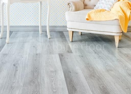 Кварцвиниловая плитка "Alpine Floor" Дуб Пепельный  (1219*184*2мм) — купить в Юрге