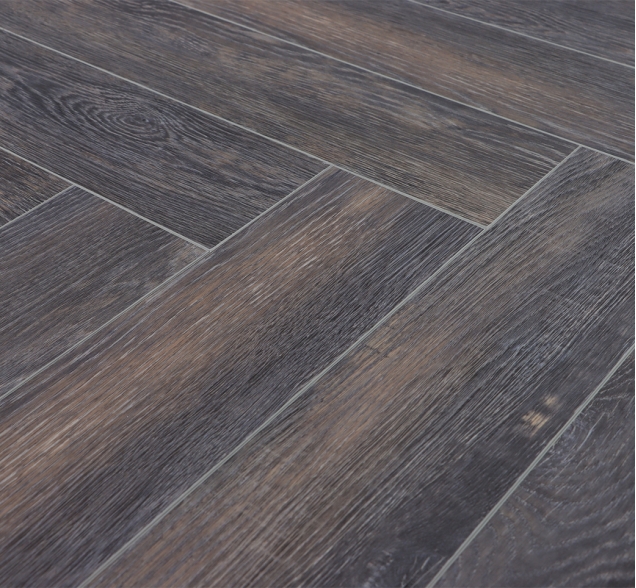 Виниловый ламинат SPC "Cronafloor" Herringbone Дуб Бордо (640*128*4,5 мм) — купить в Юрге