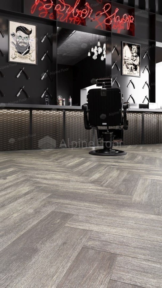 Виниловая плитка "Alpine Floor" Parquet LVT Венге Грей (590*118*2,5 мм) — купить в Юрге