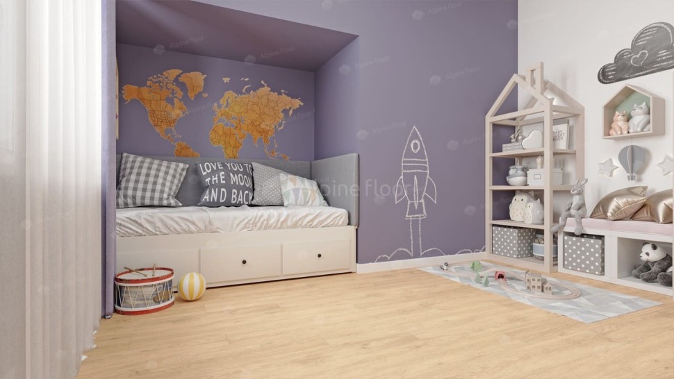 Виниловый ламинат "Alpine Floor" Classic Light MC Дуб Ваниль Селект (1220*183*3,5 мм) — купить в Юрге