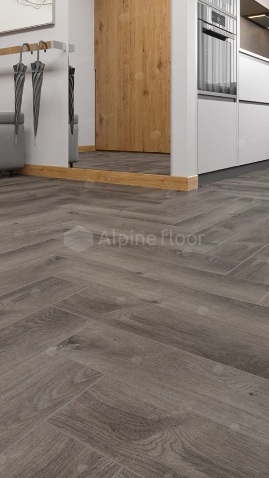 Виниловая плитка "Alpine Floor" Parquet LVT Дуб Мерга (590*118*2,5 мм) — купить в Юрге