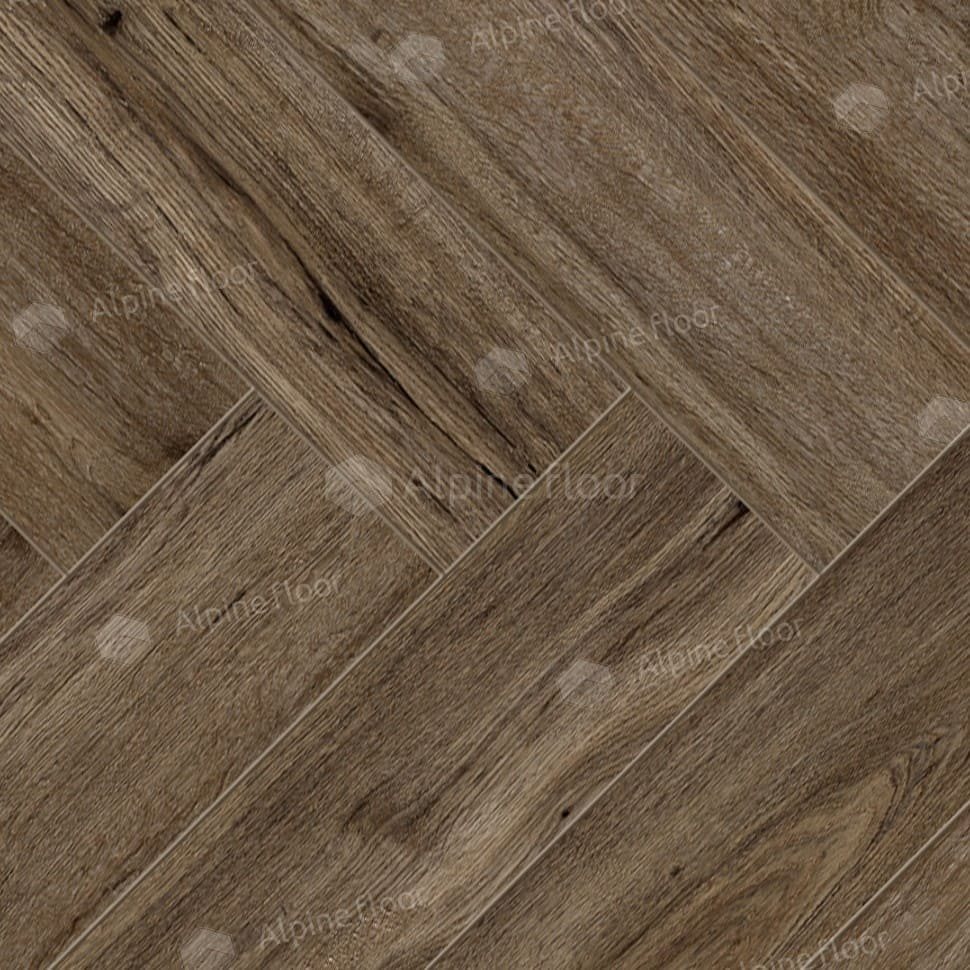 Ламинат "Alpine Floor" Herringbone Дуб Бордо (606*101*8 мм) — купить в Юрге