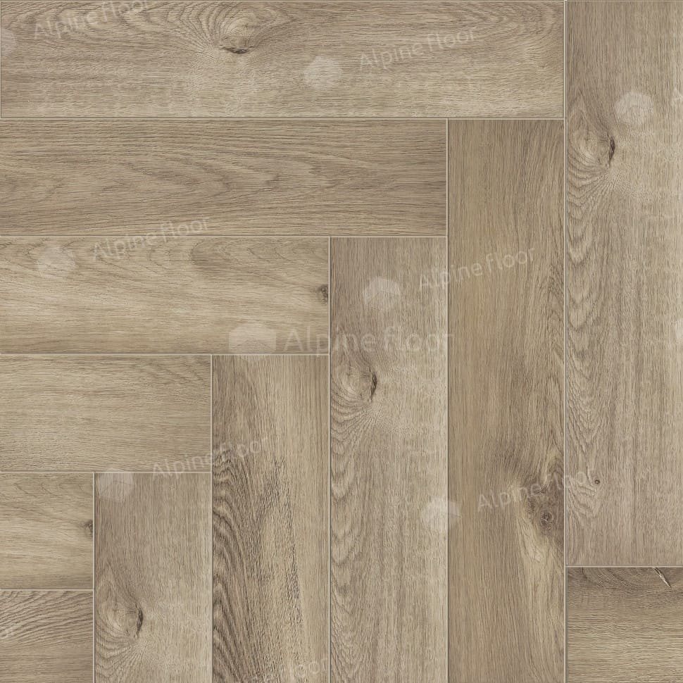 Виниловая плитка "Alpine Floor" Parquet LVT Дуб Натуральный Отбеленный (590*118*2,5 мм) — купить в Юрге