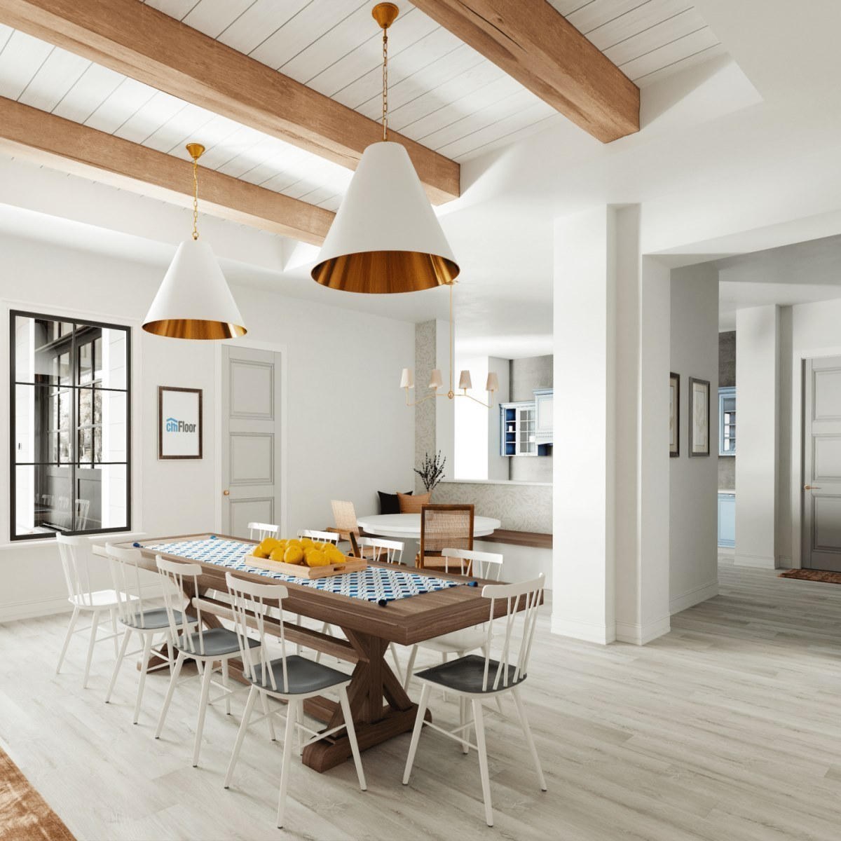 Виниловое напольное покрытие ScandiWood 05 Дуб Ледяной (180*1220*5 мм) — купить в Юрге