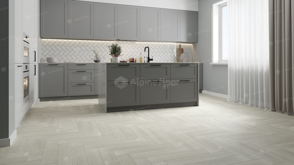 Виниловая плитка "Alpine Floor" Parquet LVT Зимний Лес (590*118*2,5 мм) — купить в Юрге