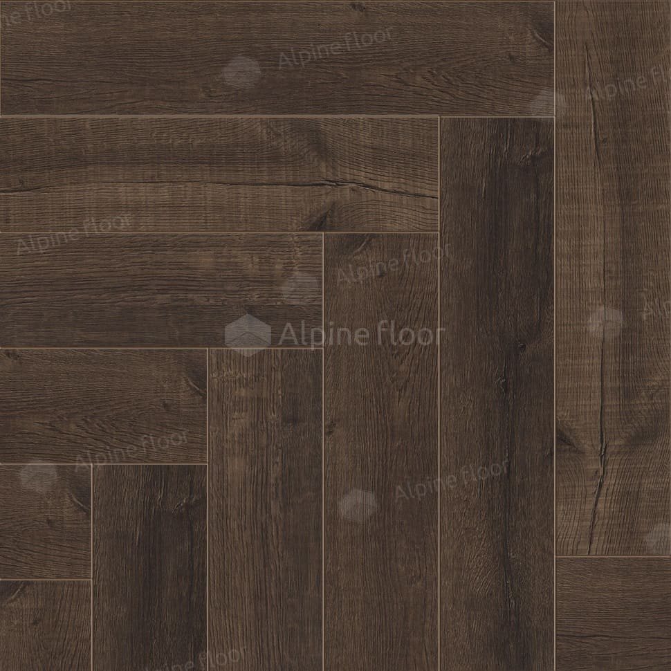 Виниловая плитка "Alpine Floor" Parquet LVT Дуб Альферац (590*118*2,5 мм) — купить в Юрге