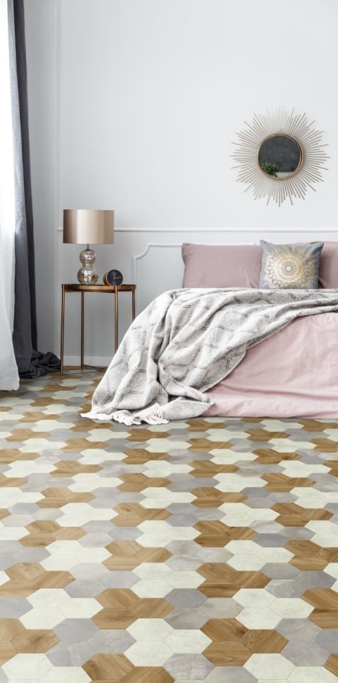 Виниловая плитка "Moduleo" Moods Hexagon 351 (226,32*196*2,5 мм) — купить в Юрге