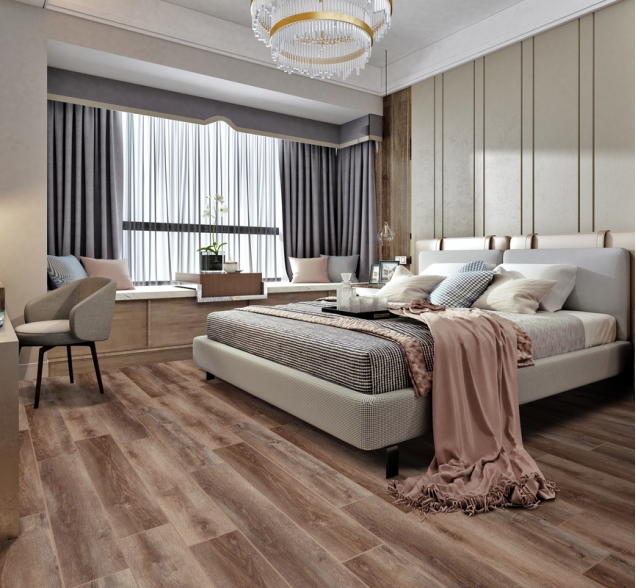 SPC ламинат "CronaFloor" Wood 4V Дуб Охрид (1200*180*4 мм) — купить в Юрге