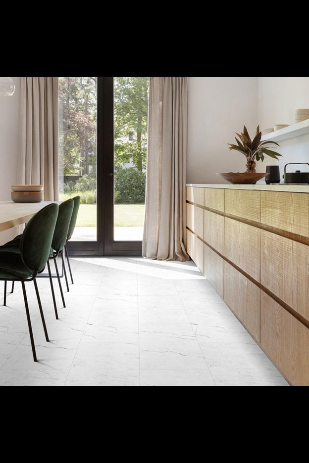 Замковая ПВХ плитка Carrara Marble 112 (610*303*5 мм) — купить в Юрге