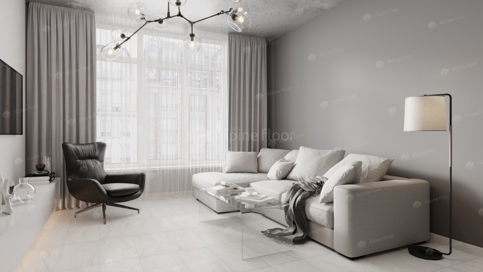 Виниловая плитка "Alpine Floor" Light Stone Брайс (608*303*2,5 мм) — купить в Юрге