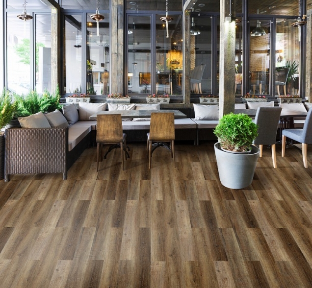 SPC ламинат "CronaFloor" Wood 4V Дуб Чак (1200*180*4 мм) — купить в Юрге