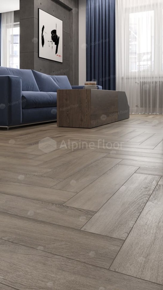 Виниловая плитка "Alpine Floor" Parquet LVT Дуб Исида (590*118*2,5 мм) — купить в Юрге