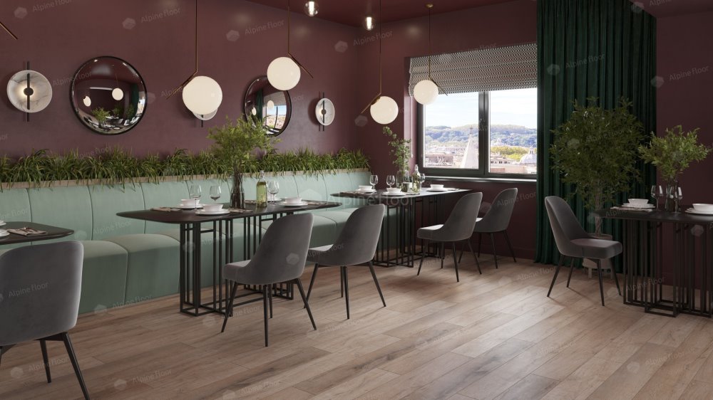 SPC Ламинат "Alpine Floor" Дуб персиковый (1220*183*8 мм) — купить в Юрге