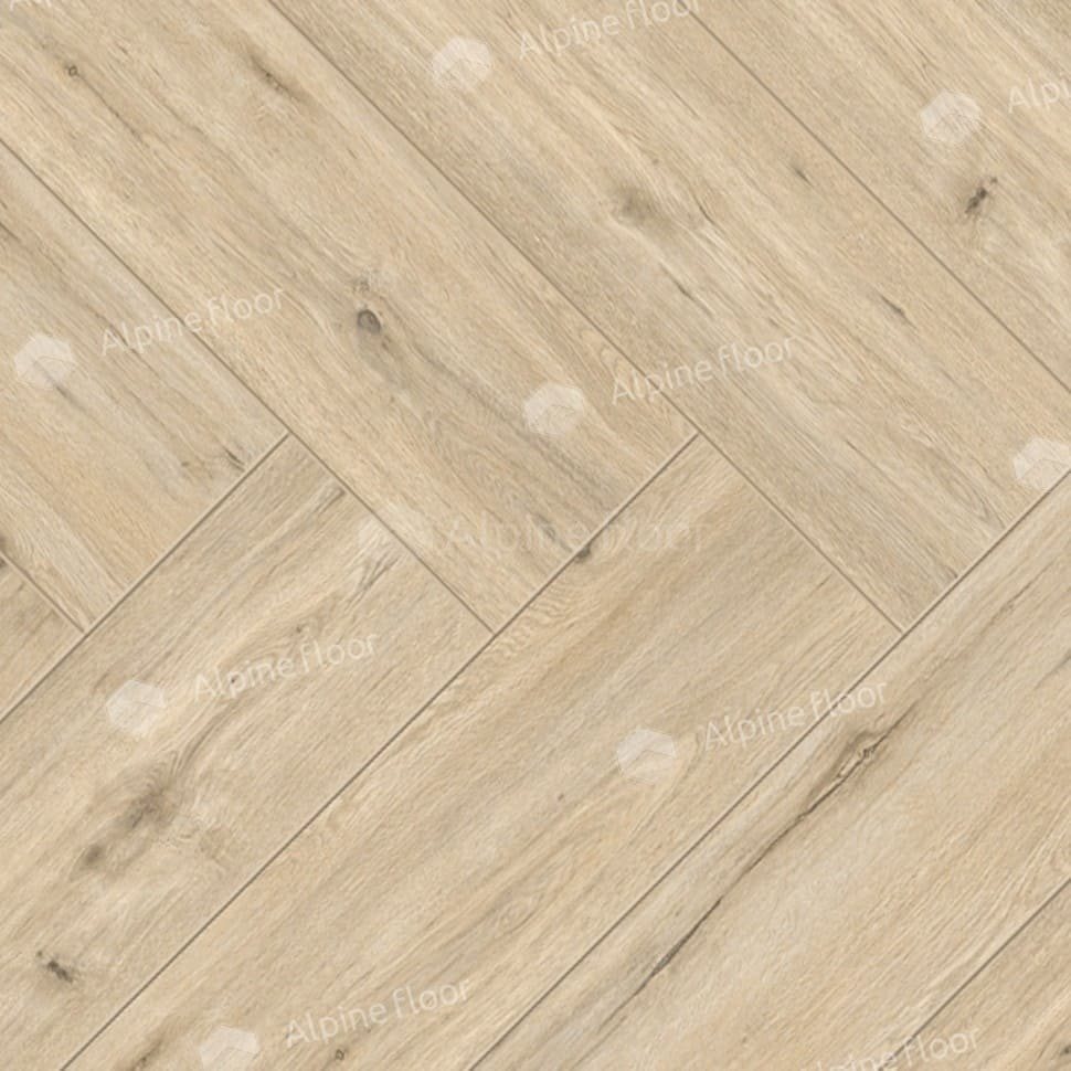 Ламинат "Alpine Floor" Herringbone Дуб Лион (606*101*8 мм) — купить в Юрге
