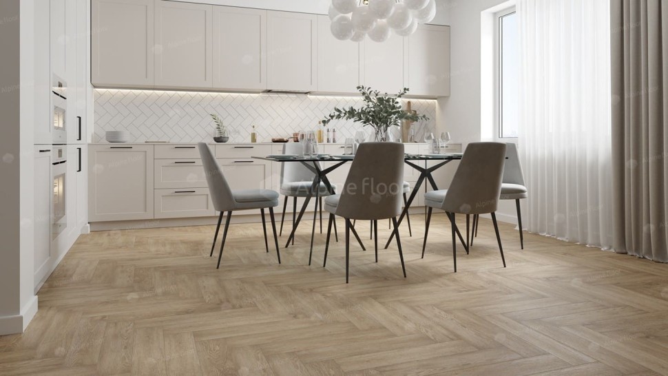 Виниловая плитка "Alpine Floor" Parquet LVT Дуб Ваниль Селект (590*118*2,5 мм) — купить в Юрге