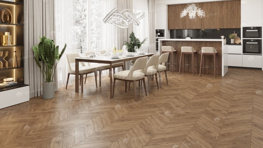 LVT плитка "Alpine Floor" Гевуина (555*127*2,5 мм) — купить в Юрге