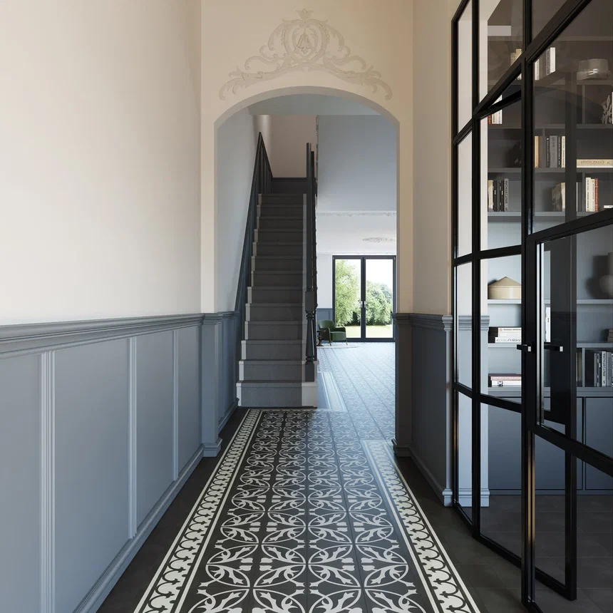 Кварцвиниловая плитка "Invictus" Victorian Deco Charcoal (229*229*2,5мм) — купить в Юрге