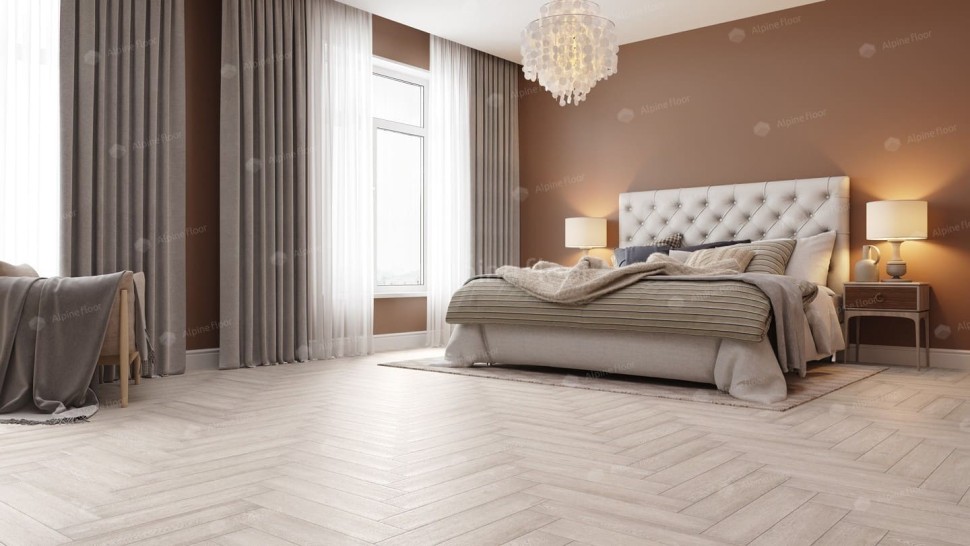 Виниловая плитка "Alpine Floor" Parquet LVT Голубой Лес (590*118*2,5 мм) — купить в Юрге