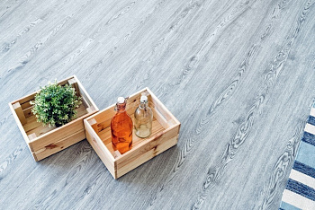 Замковая ПВХ плитка "Alpine Floor" Ясень  (1220*183*4мм) — фото и характеристики