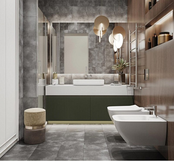 SPC ламинат "CronaFloor" Stone 4V Торнадо Дымчатый (600*300*4 мм) — фото и характеристики